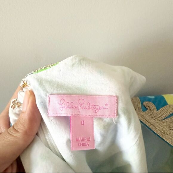 Lilly Pulitzer Janice Shift Dress 0 - Picture 3 of 5